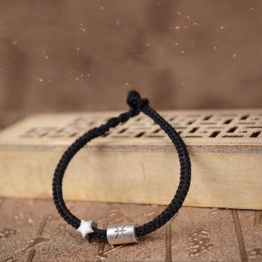 Stylish STERLING SILVER ZODIAC SIGN Bracelet-Find your Star Sign!